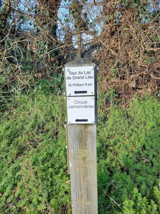Saint-Lumine-de-Coutais Lac Grand Lieu : Maisonnette Au Calme Avec Jardin מראה חיצוני תמונה